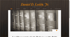 Desktop Screenshot of danielleddylaw.com